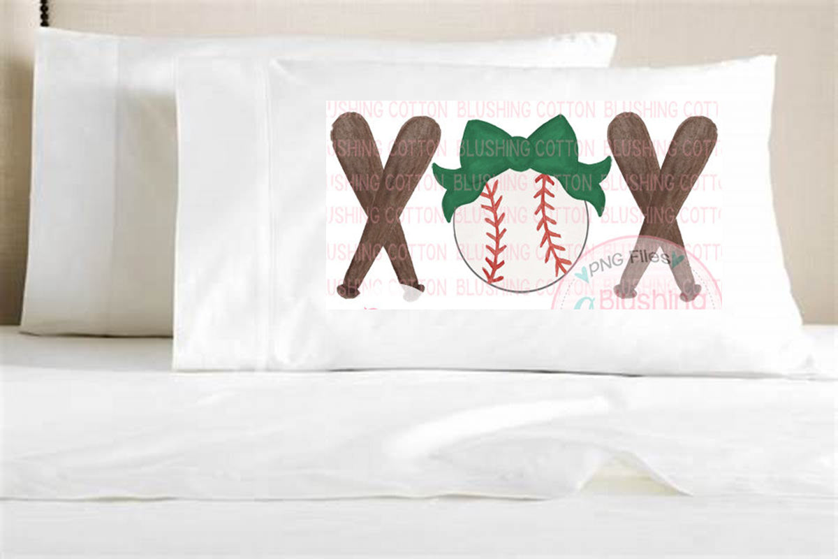 1151 - BASEBALL TRIO - PILLOWCASE