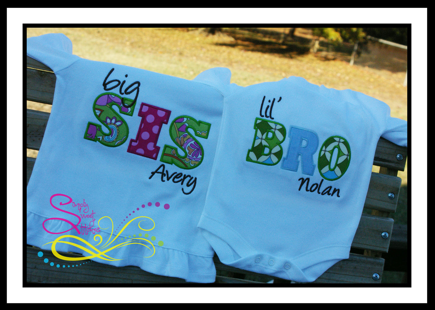1033 - BIG SIS - APPLIQUE CHILD SHIRT