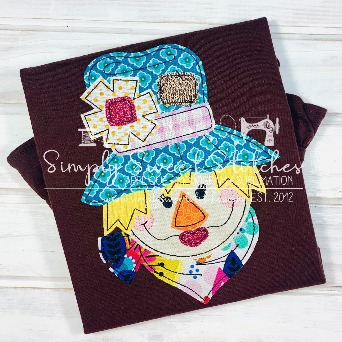 2151 - GIRL SCARECROW - APPLIQUE CHILD SHIRT