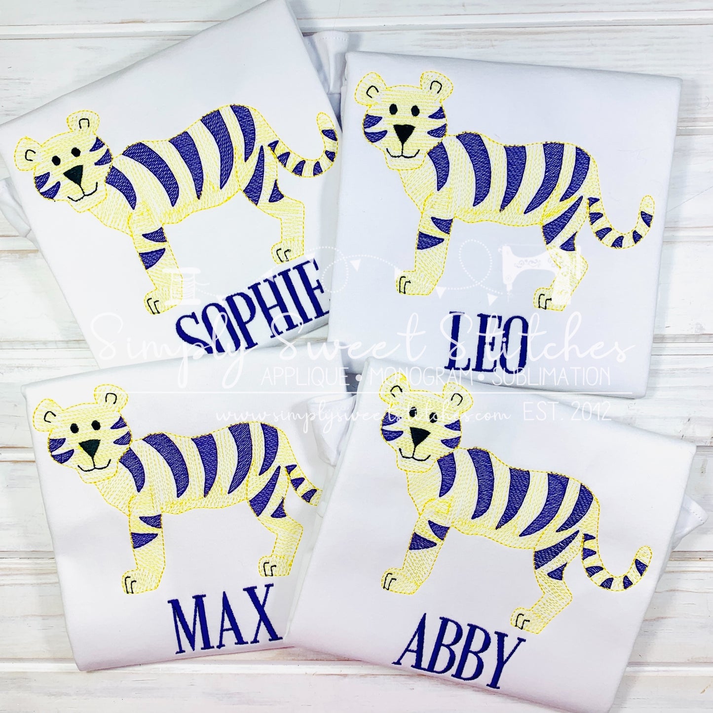 2148 - TIGER - SKETCH CHILD SHIRT