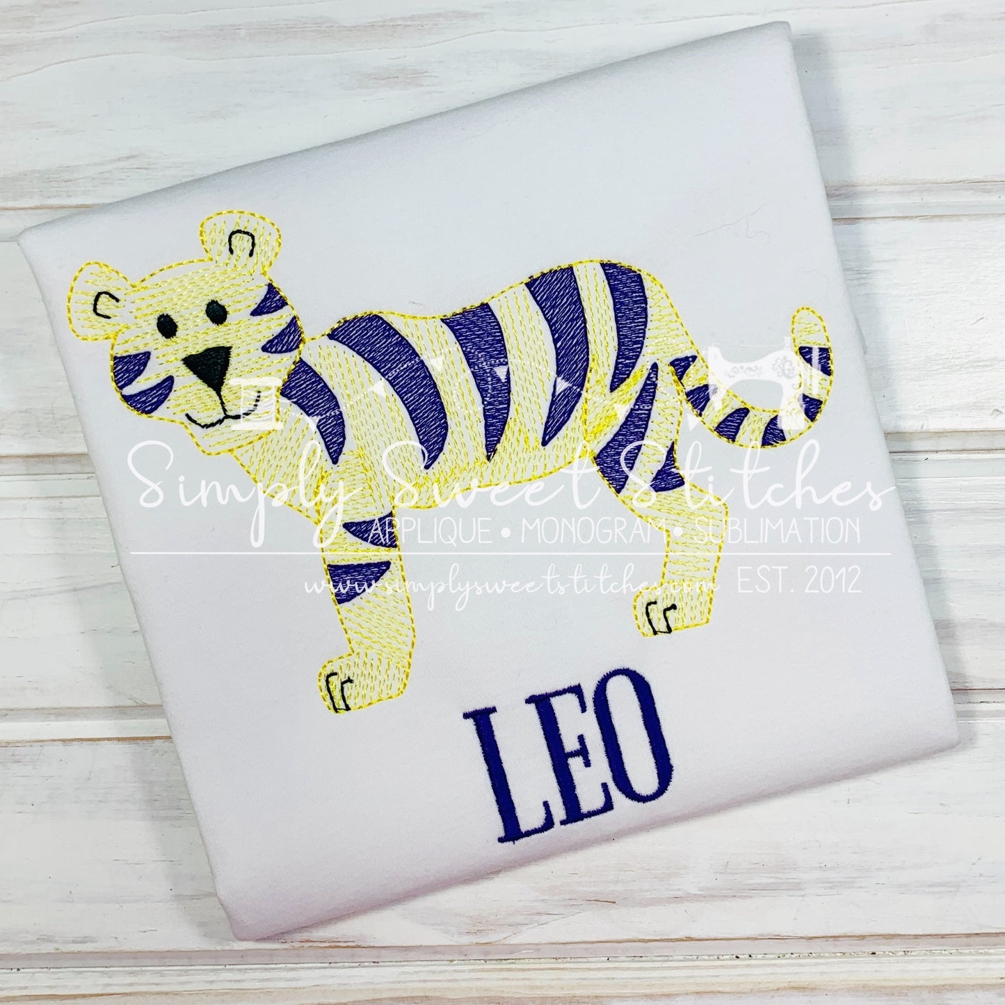 2148 - TIGER - SKETCH CHILD SHIRT