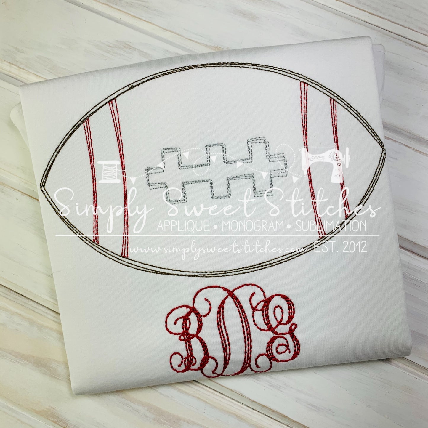 1777 - FOOTBALL SCRIBBLE - SKETCH CHILD SHIRT