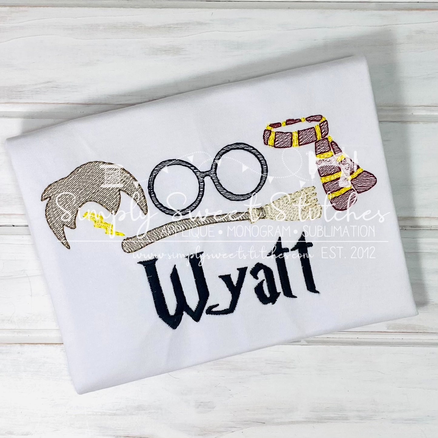 2047 - WIZARD BOY LINEUP - SKETCH CHILD SHIRT