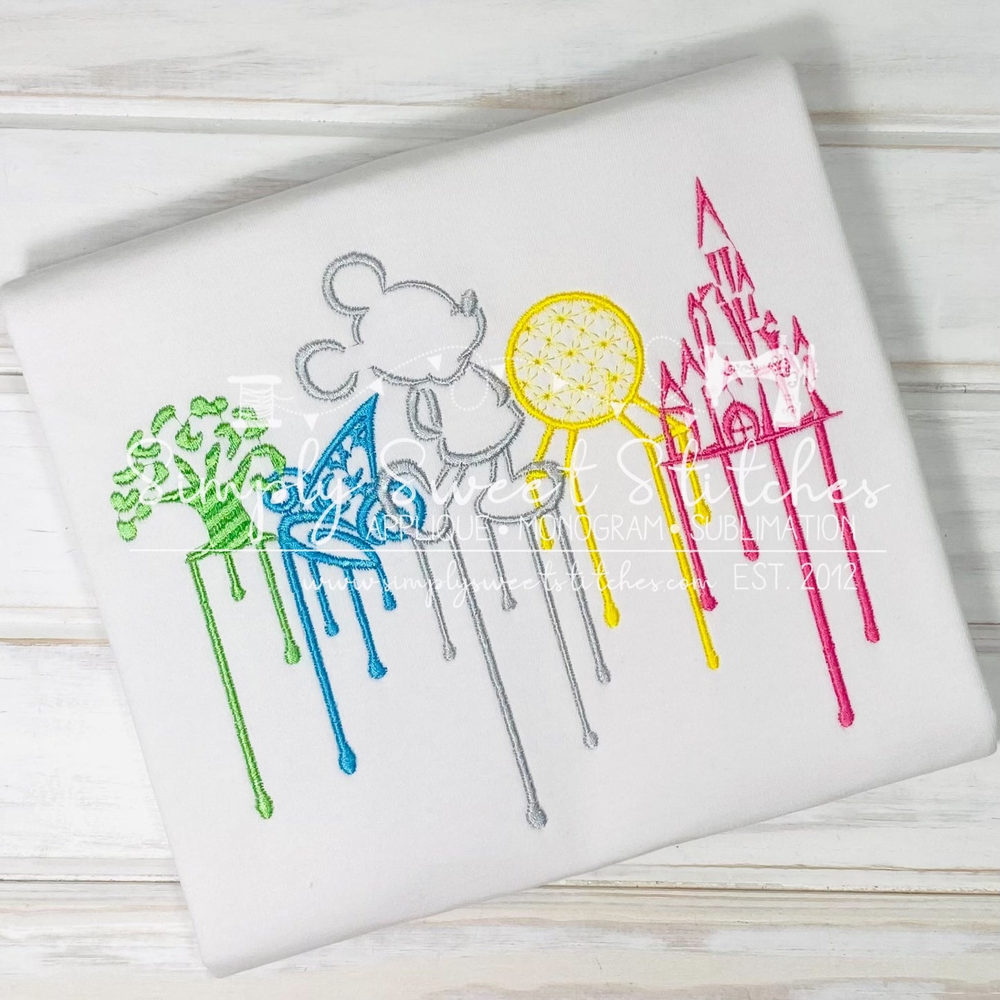 2048 - PARKS PAINT DRIP - SKETCH CHILD SHIRT