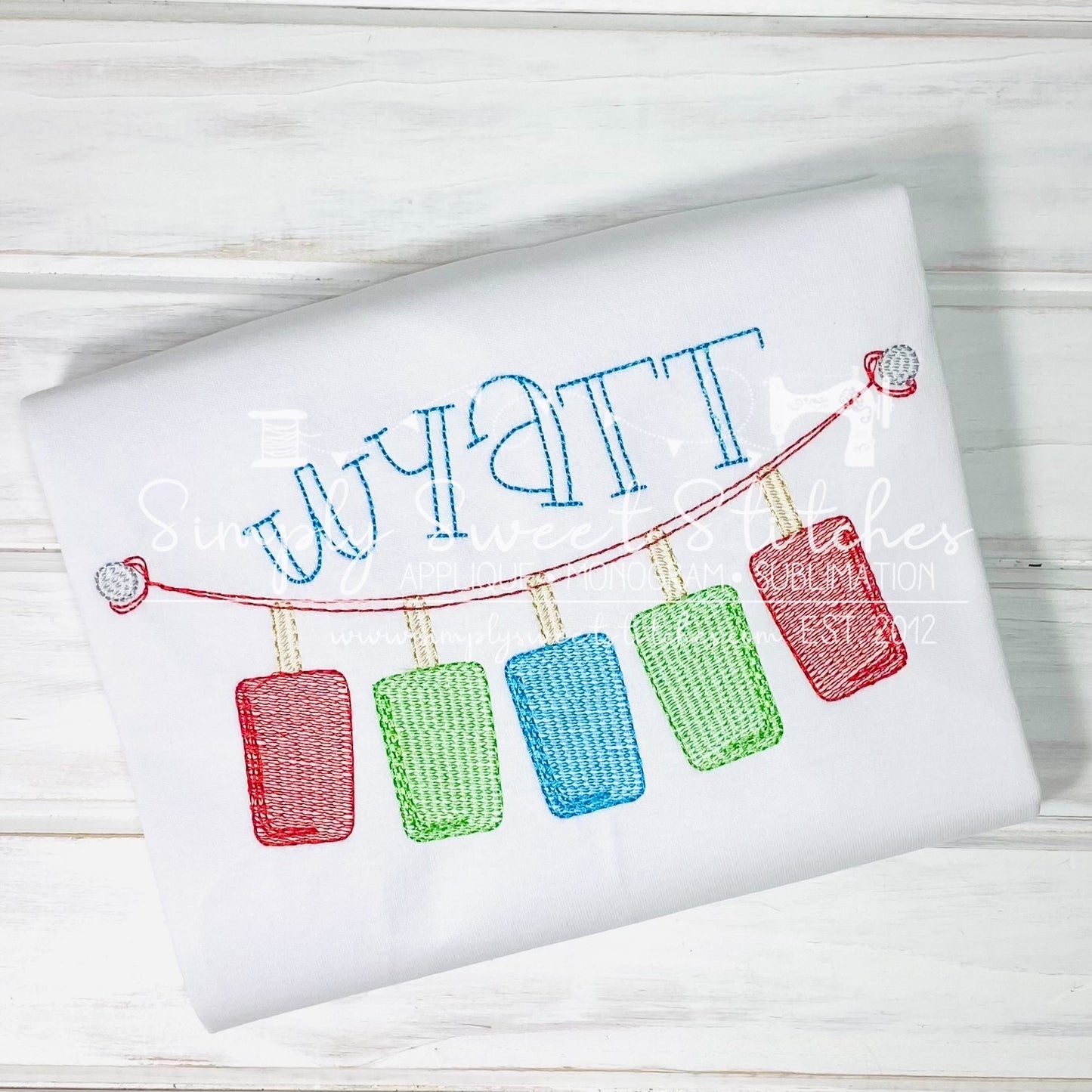 1728 - BOY POPSICLE STRING - SKETCH CHILD SHIRT