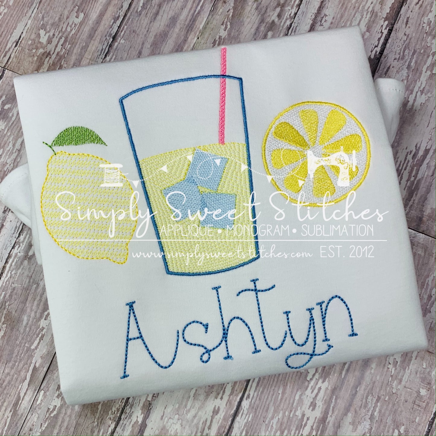 1055 - LEMONADE TRIO - SKETCH CHILD SHIRT