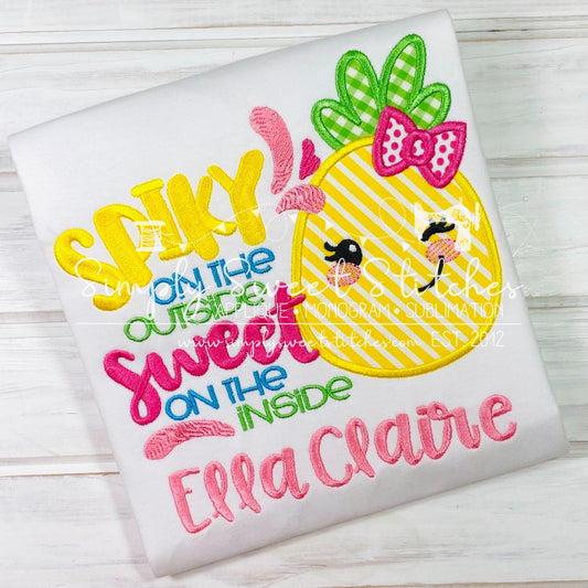 2101 - SPIKY ON THE OUTSIDE - APPLIQUE CHILD SHIRT