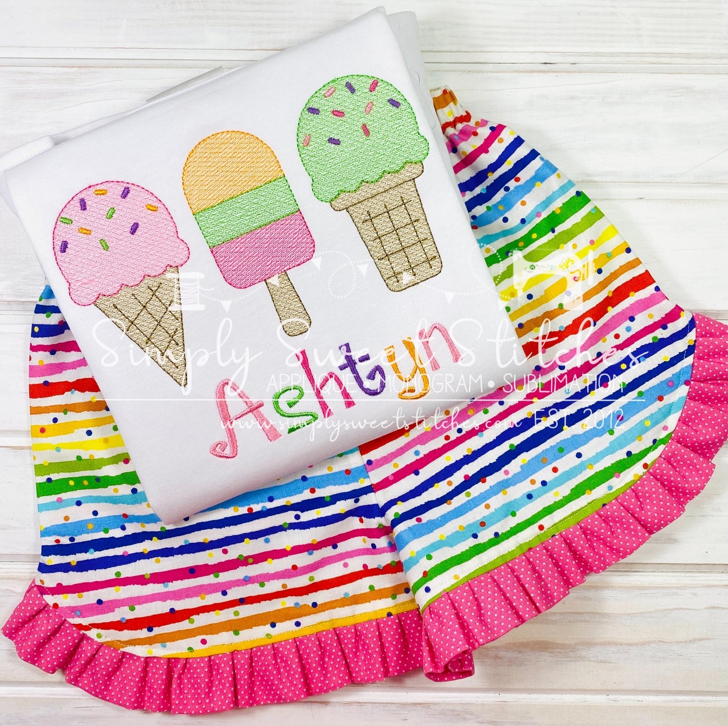 2018 - SUMMER TREATS TRIO - SKETCH CHILD SHIRT