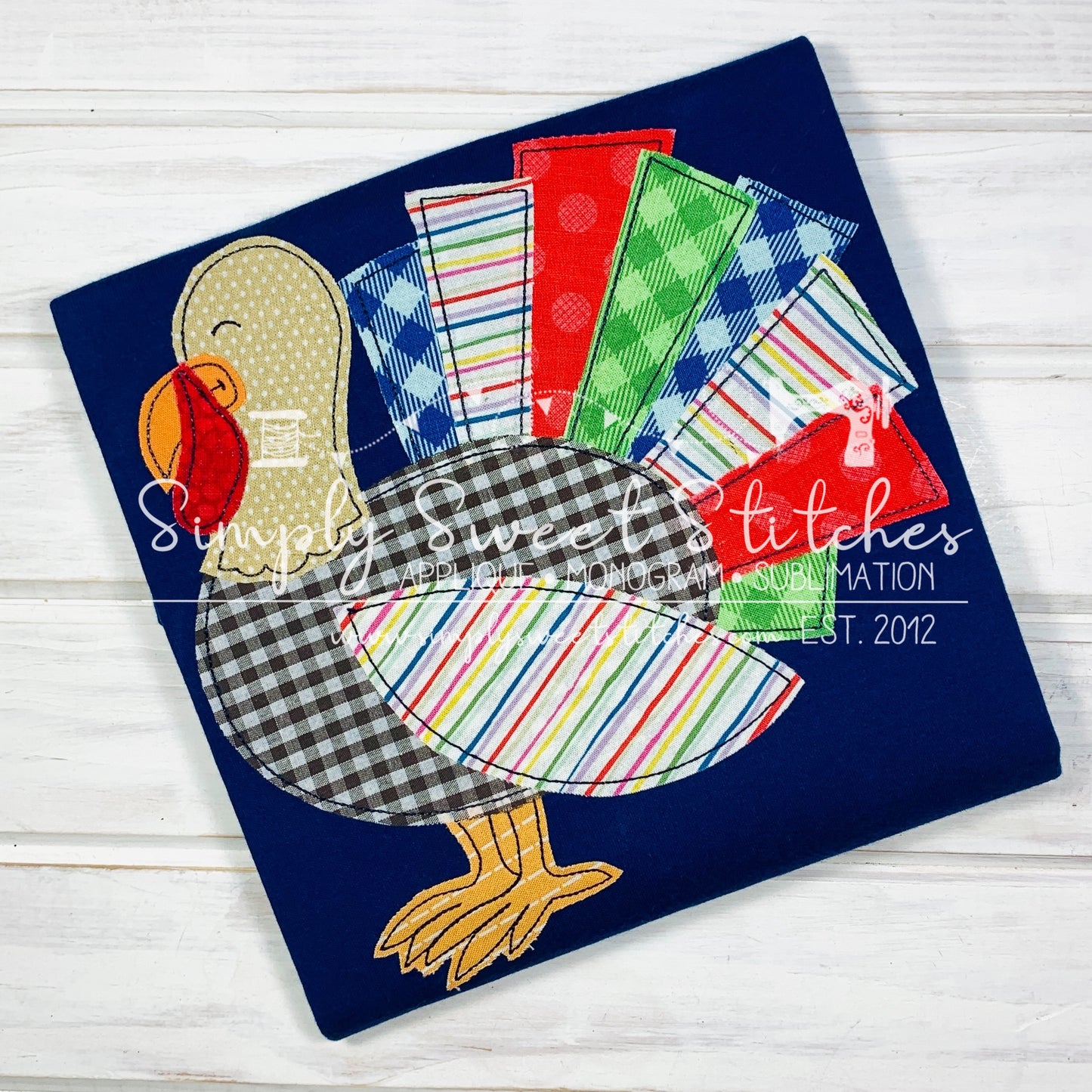 1192 - TOM TURKEY - APPLIQUE CHILD SHIRT