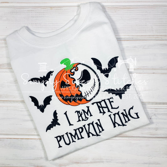 2179 - PUMPKIN KING - APPLIQUE CHILD SHIRT