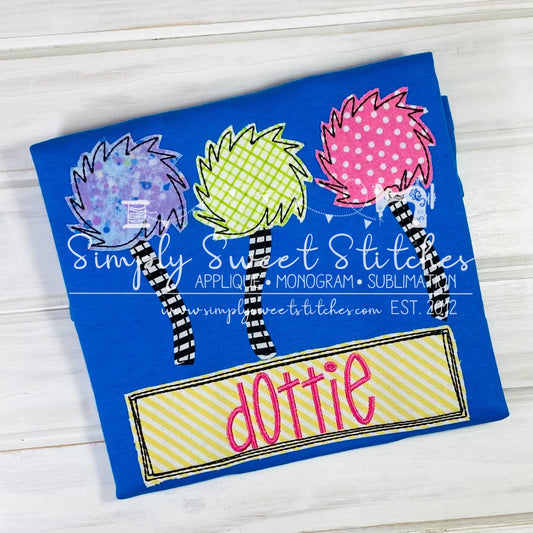 1952 - TRUFFULA TREE TRIO - APPLIQUE CHILD SHIRT