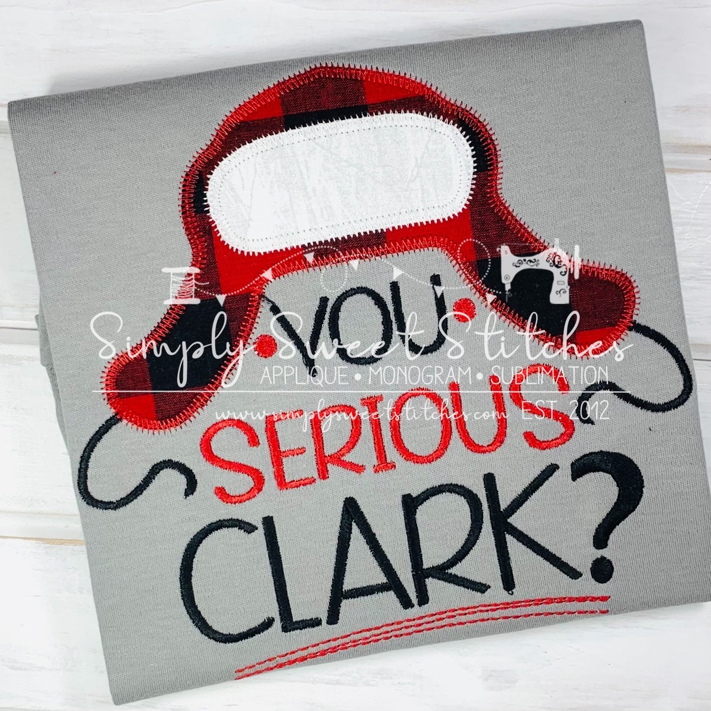1238 - YOU SERIOUS? - APPLIQUE CHILD SHIRT