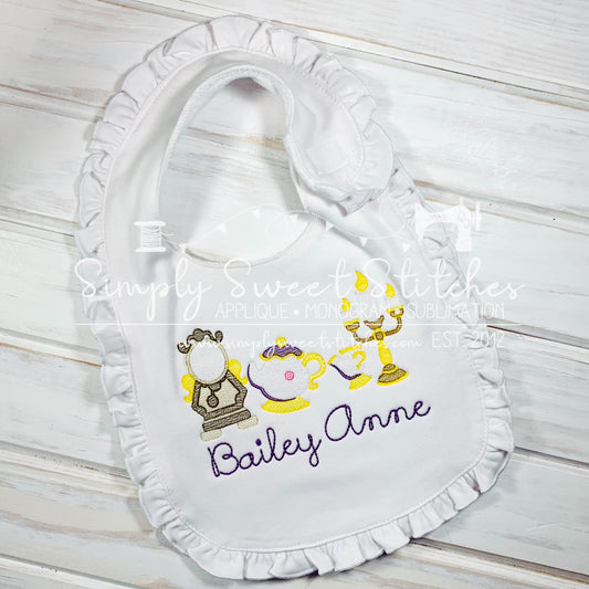 1867 - ROSE PRINCESS AND FRIENDS - SKETCH BIB