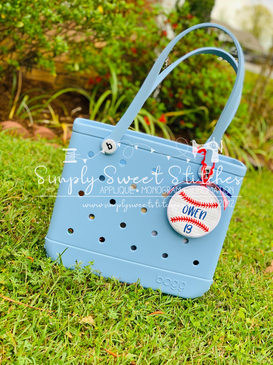 2007 - BASEBALL APPLIQUE - BAG TAG