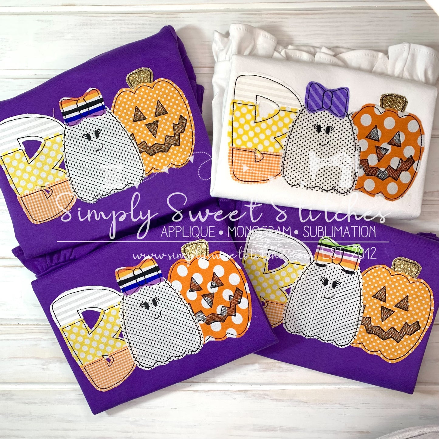 1817 -BOO - APPLIQUE CHILD SHIRT