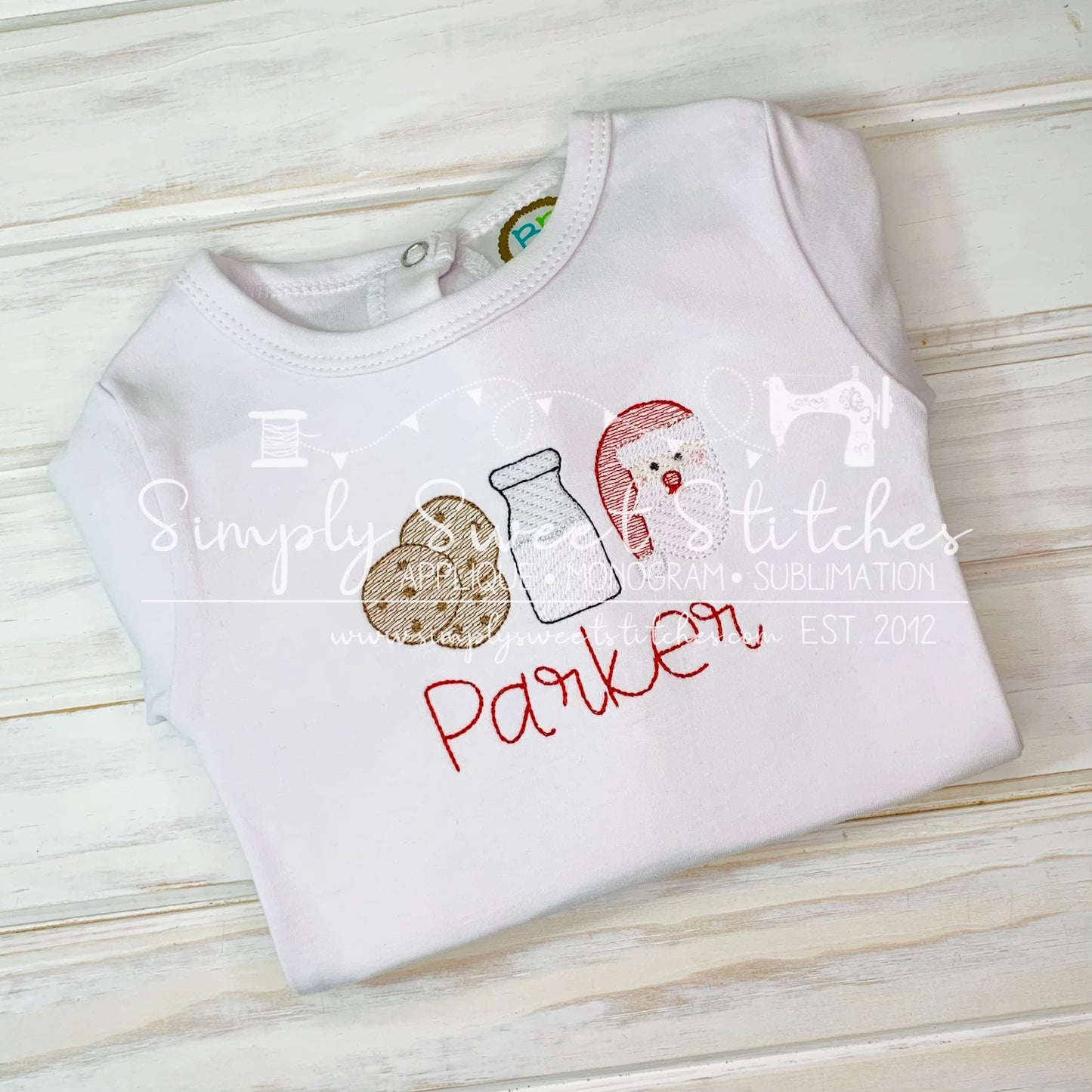 1241 - COOKIES AND MILK - SKETCH CHILD SHIRT