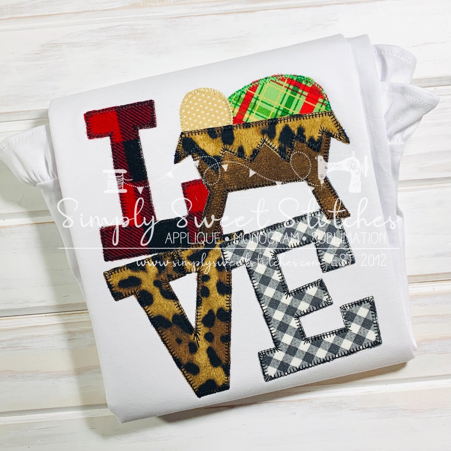 1915 - LOVE NATIVITY SCENE - APPLIQUE CHILD SHIRT