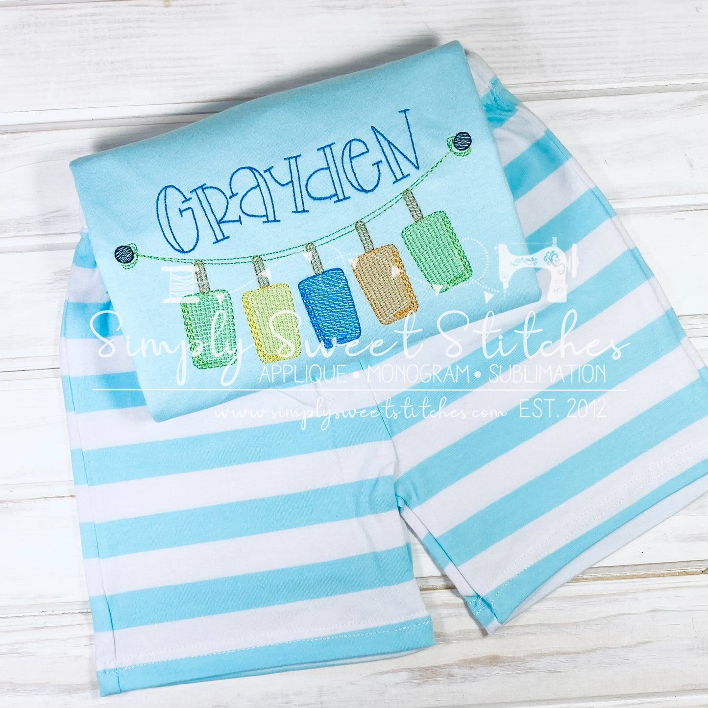 1728 - BOY POPSICLE STRING - SKETCH CHILD SHIRT