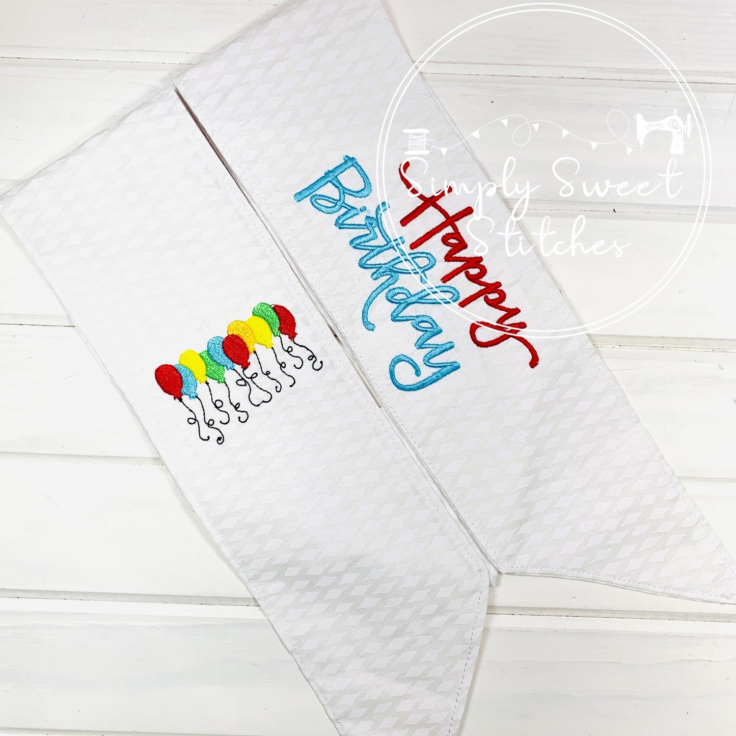 2304 - HAPPY BIRTHDAY - TRADITIONAL - WREATH SASH