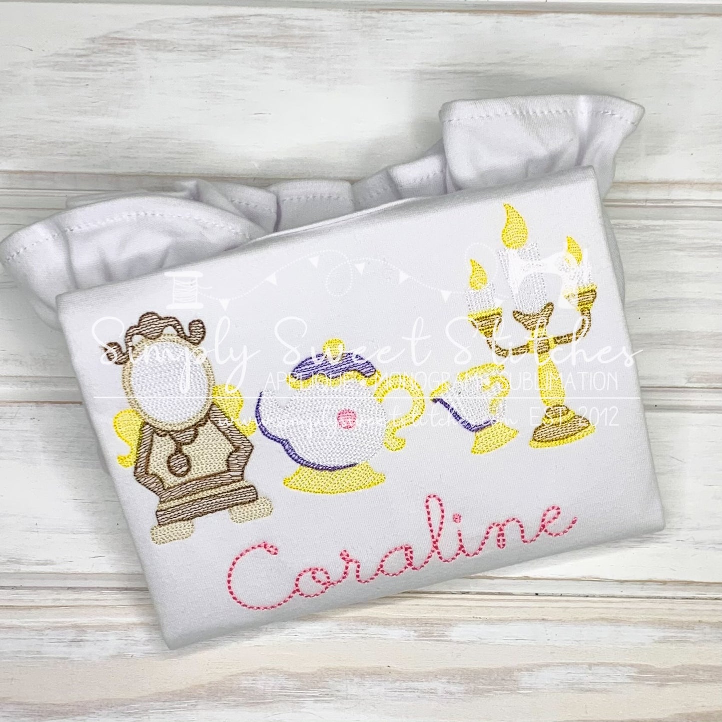 1707 - BEAUTY FRIENDS - SKETCH CHILD SHIRT