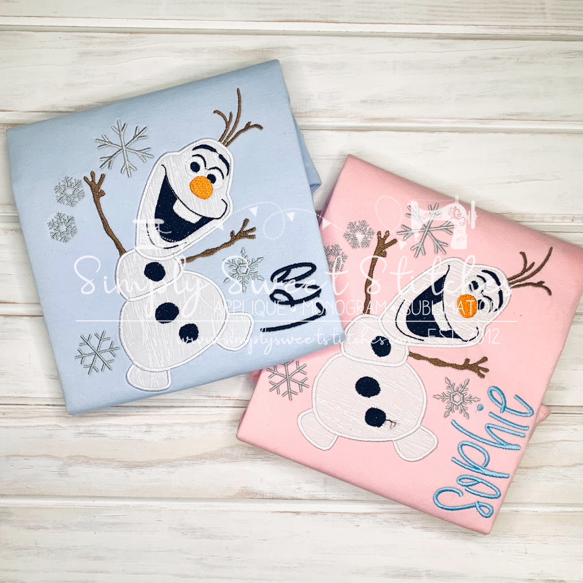 1735 - SNOWMAN FRIEND - APPLIQUE CHILD SHIRT