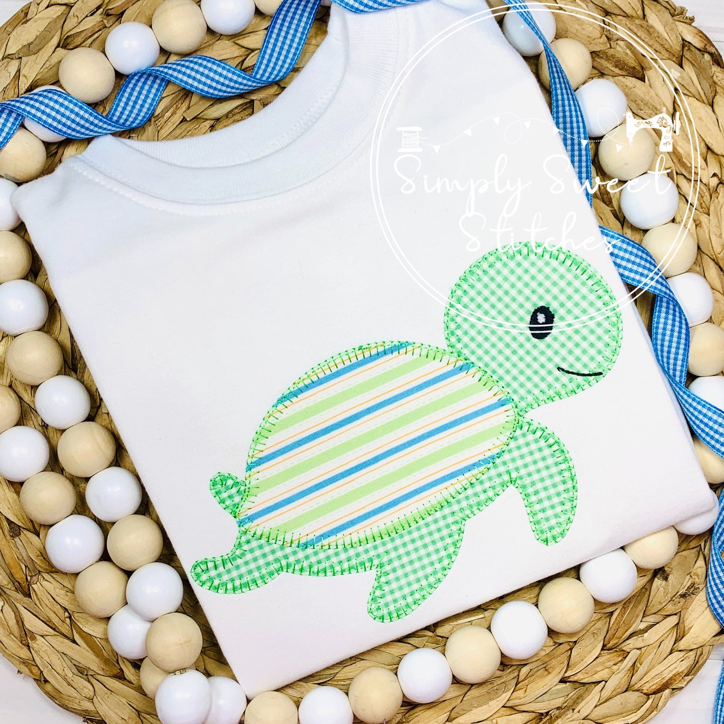 1337 - BOY SEA TURTLE - APPLIQUE CHILD SHIRT
