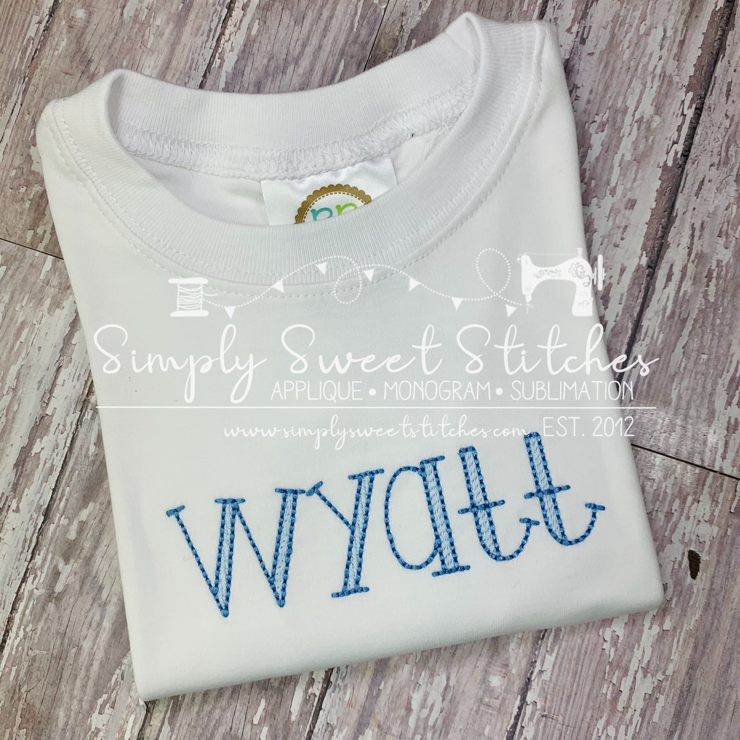 1714 - BOYS NAME - SKETCH CHILD SHIRT
