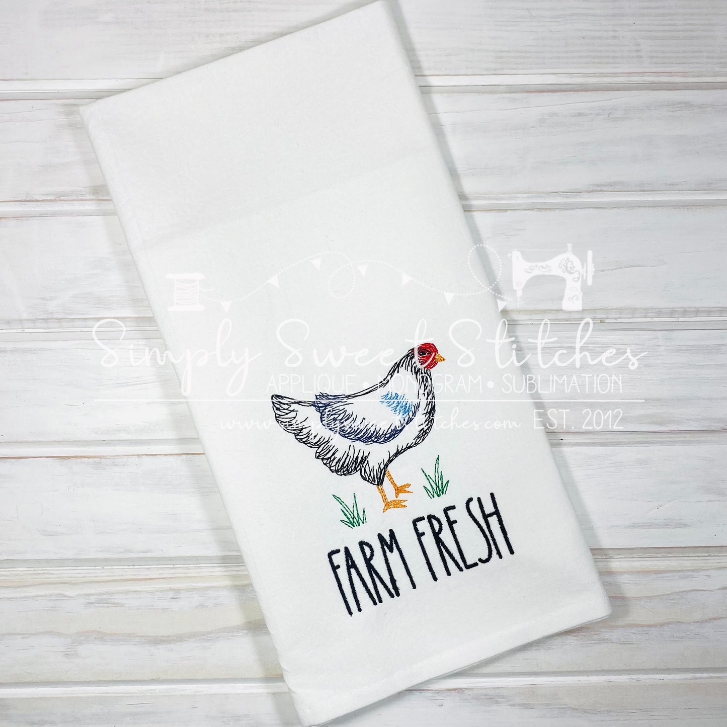 3065 - FARM FRESH CHICKEN - KITCHEN TOWEL