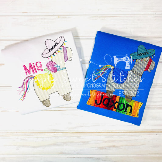 2016 - BOY FIESTA LLAMA - SKETCH CHILD SHIRT