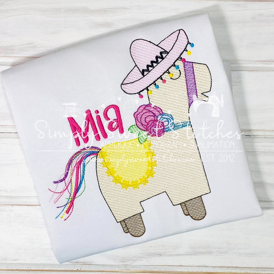 2015 - GIRL FIESTA LLAMA - SKETCH CHILD SHIRT