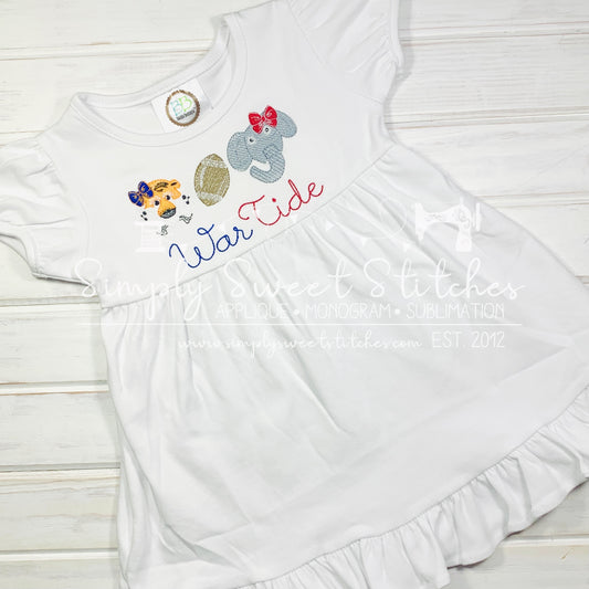 2184 - WAR TIDE - SKETCH EMPIRE DRESS