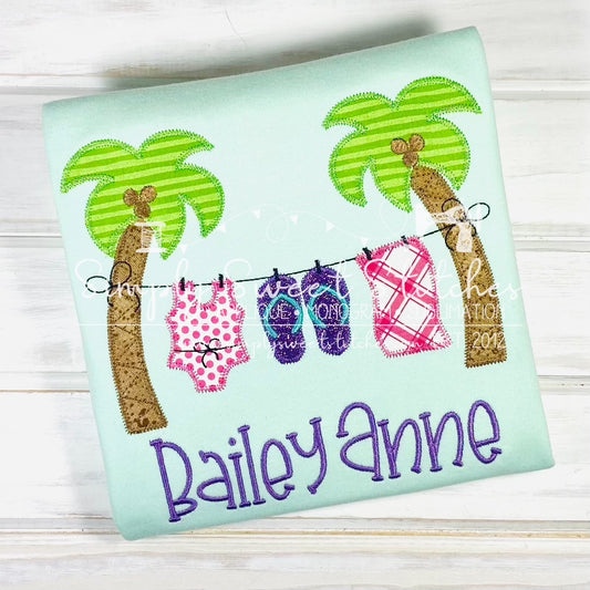 1984 - SUMMER CLOTHES LINE - APPLIQUE CHILD SHIRT