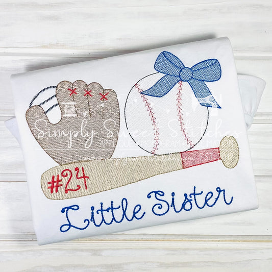 1996 - BASEBALL GIRL - SKETCH CHILD SHIRT