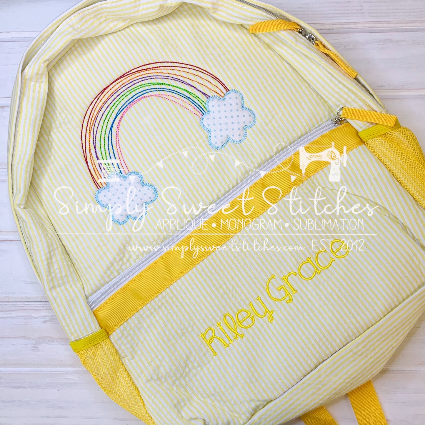 1831 - RAINBOW - APPLIQUE BACKPACK