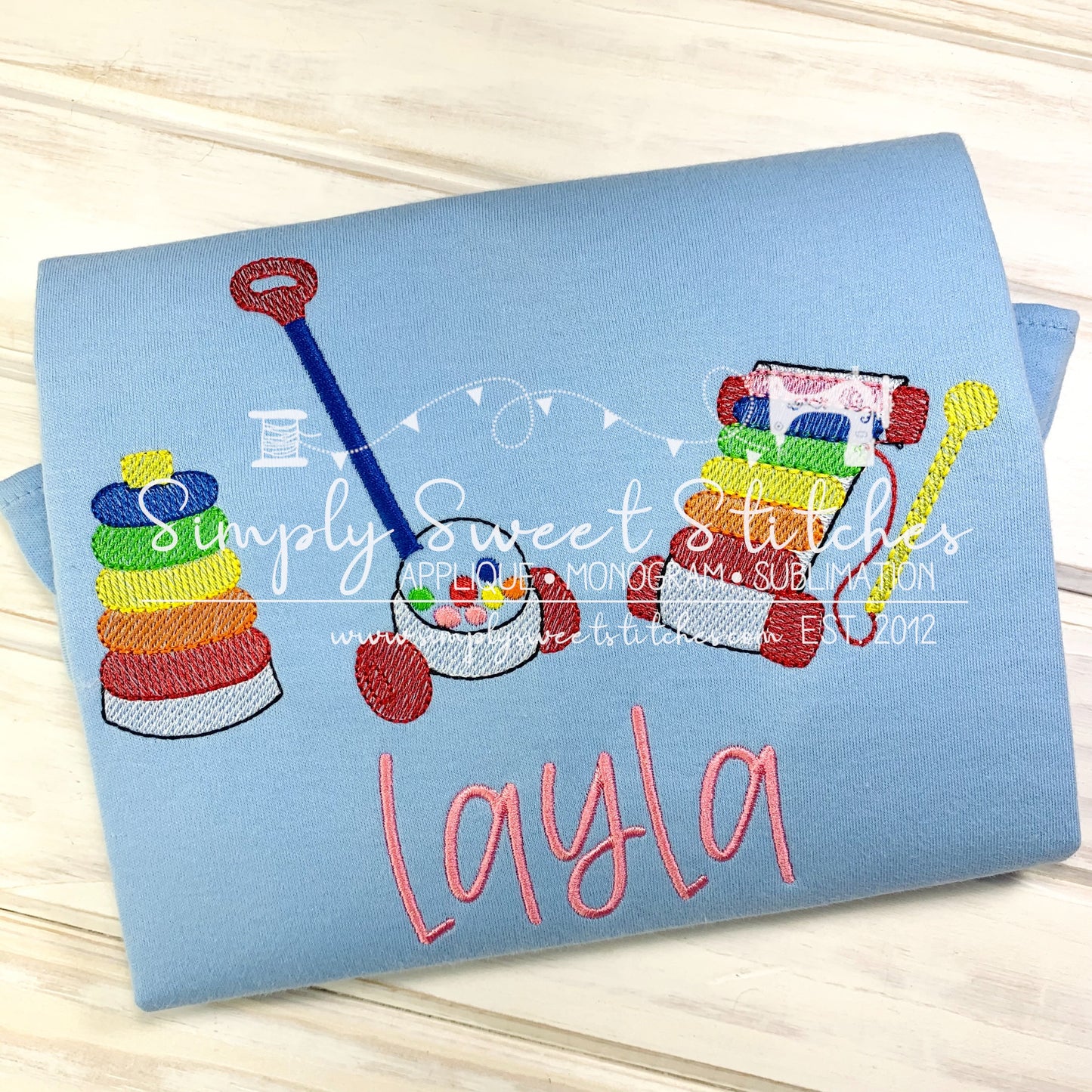 1753 - VINTAGE TOYS - SKETCH CHILD SHIRT