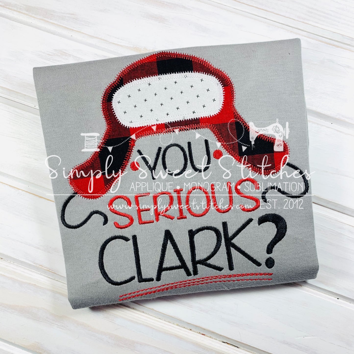 1238 - YOU SERIOUS? - APPLIQUE CHILD SHIRT