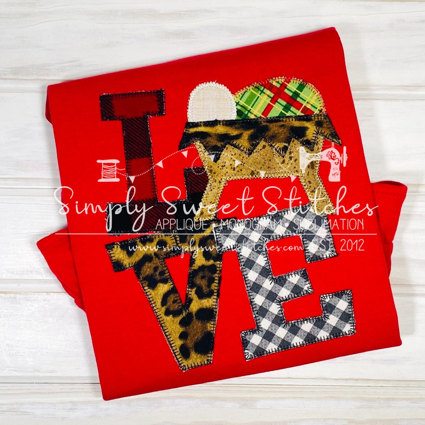 1915 - LOVE NATIVITY SCENE - APPLIQUE CHILD SHIRT