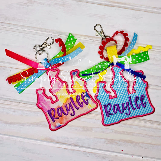 1836 - CASTLE - BAG TAG