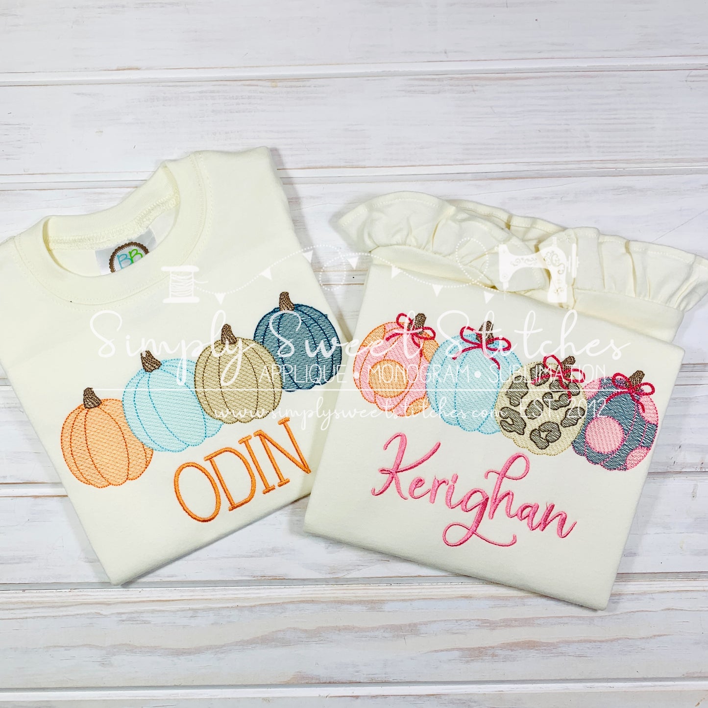 2130 - PUMPKIN LINE - SKETCH CHILD SHIRT
