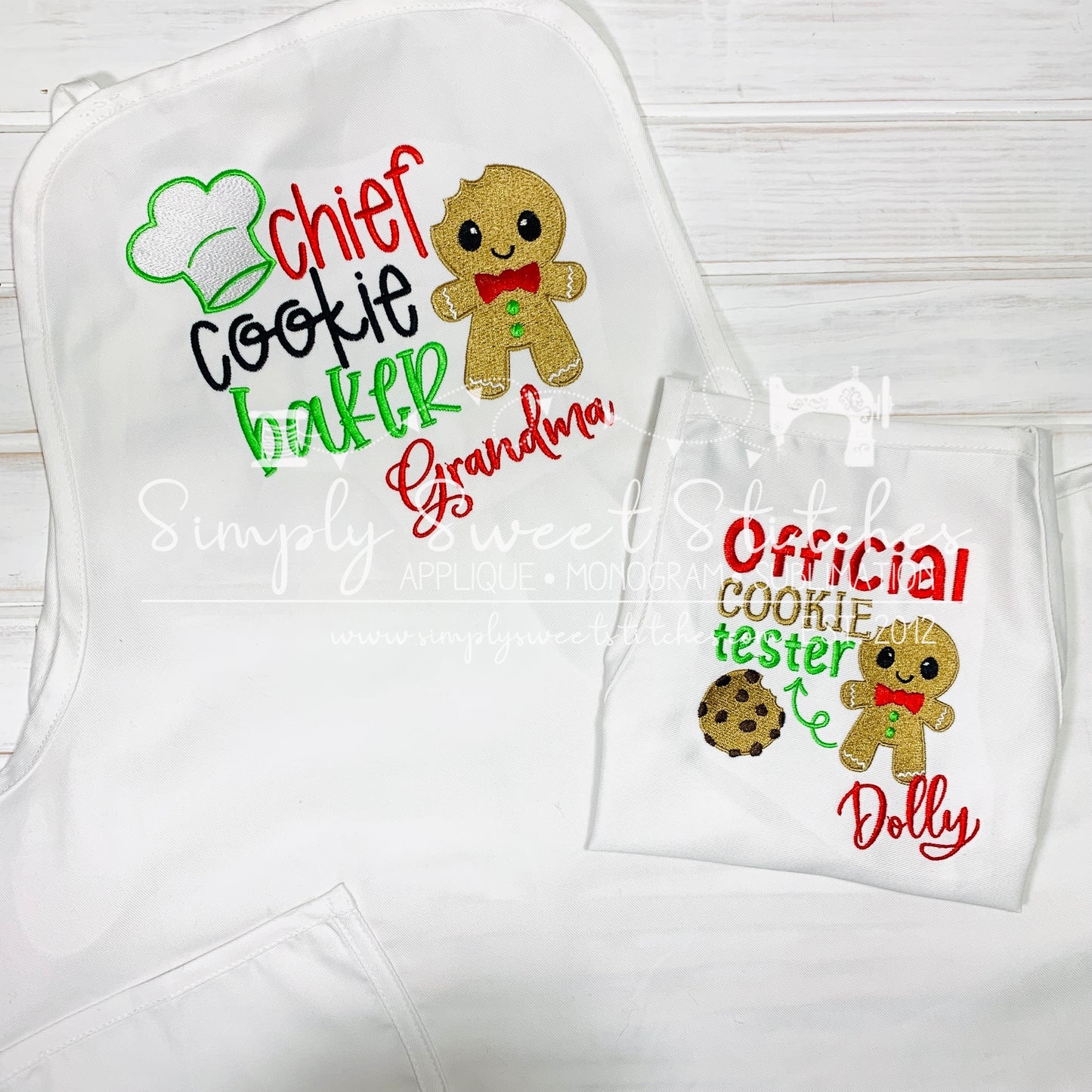 3053 - CHIEF BAKER APRON APPLIQUE - ADULT SIZE