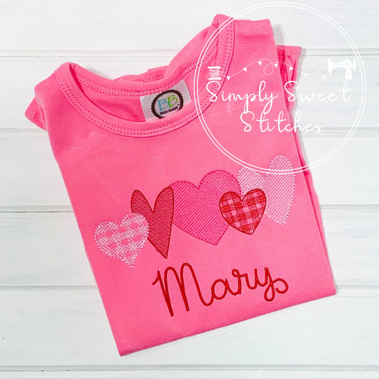 2230- LINEUP OF LOVE - SKETCH CHILD SHIRT