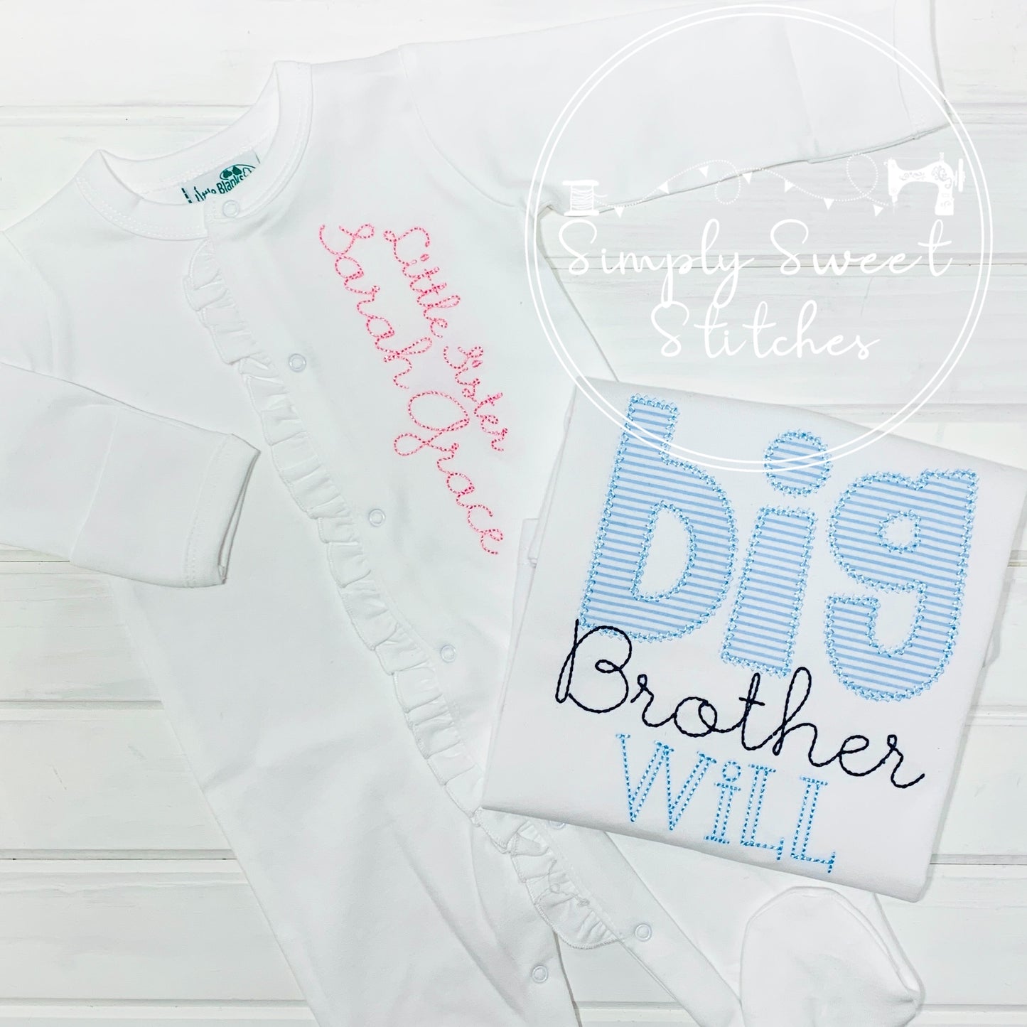 1052 - BIG BROTHER NAME - APPLIQUE CHILD SHIRT