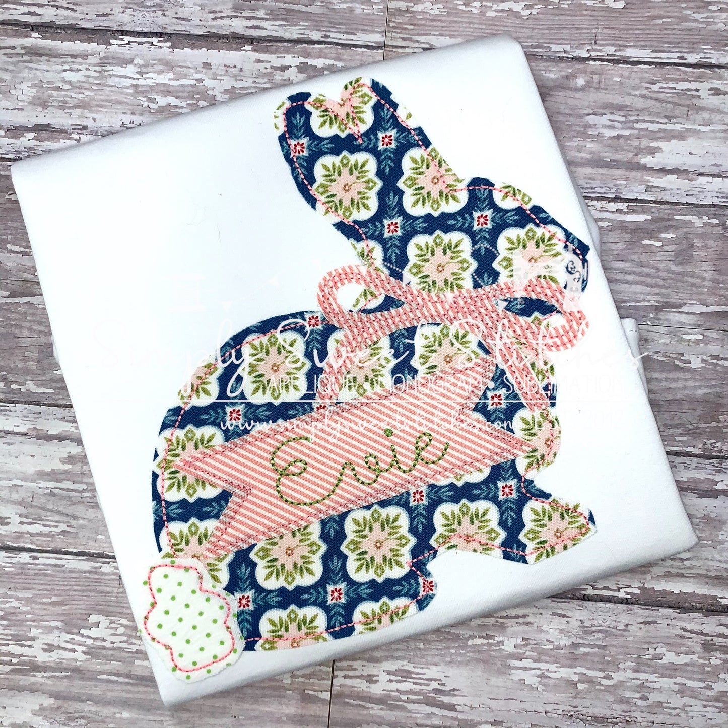 1567 - PETER COTTONTAIL BUNNY - APPLIQUE CHILD SHIRT