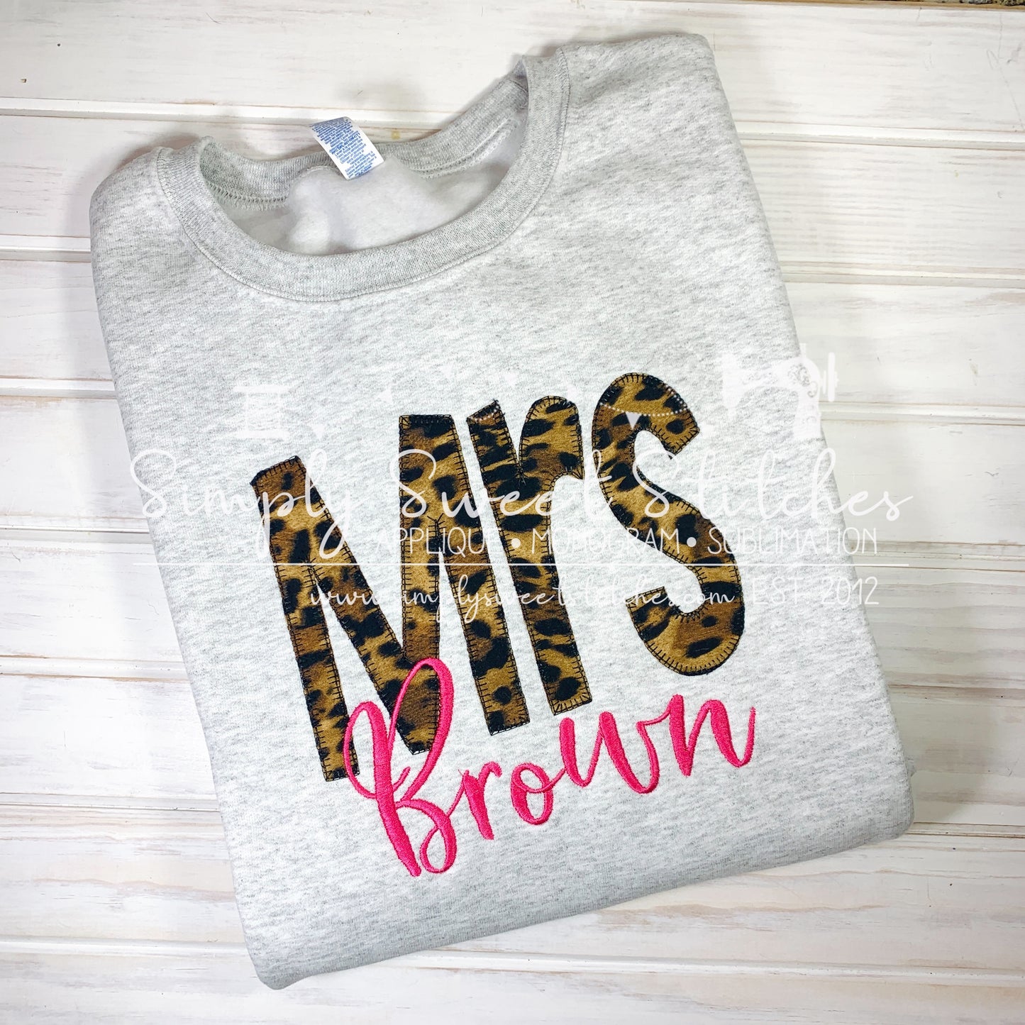 1976 - TEACHER NAME - EMBROIDERY ADULT SHIRT