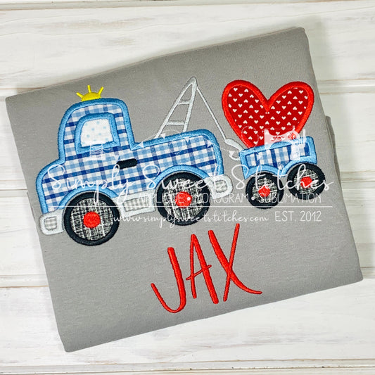 1273 - HEART WRECKER - APPLIQUE CHILD SHIRT