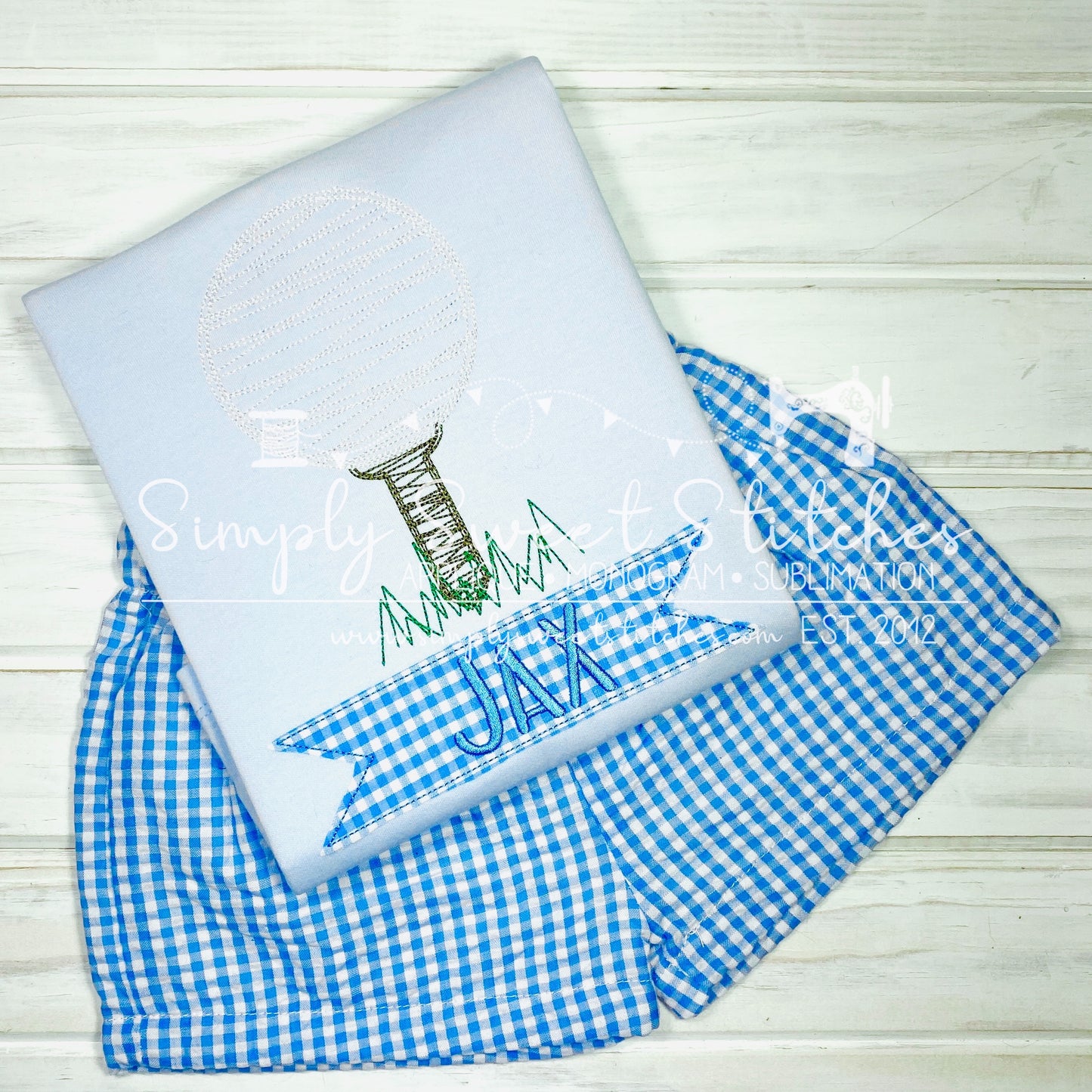 2006 - BOY TEE WITH GOLF BALL - SKETCH CHILD SHIRT