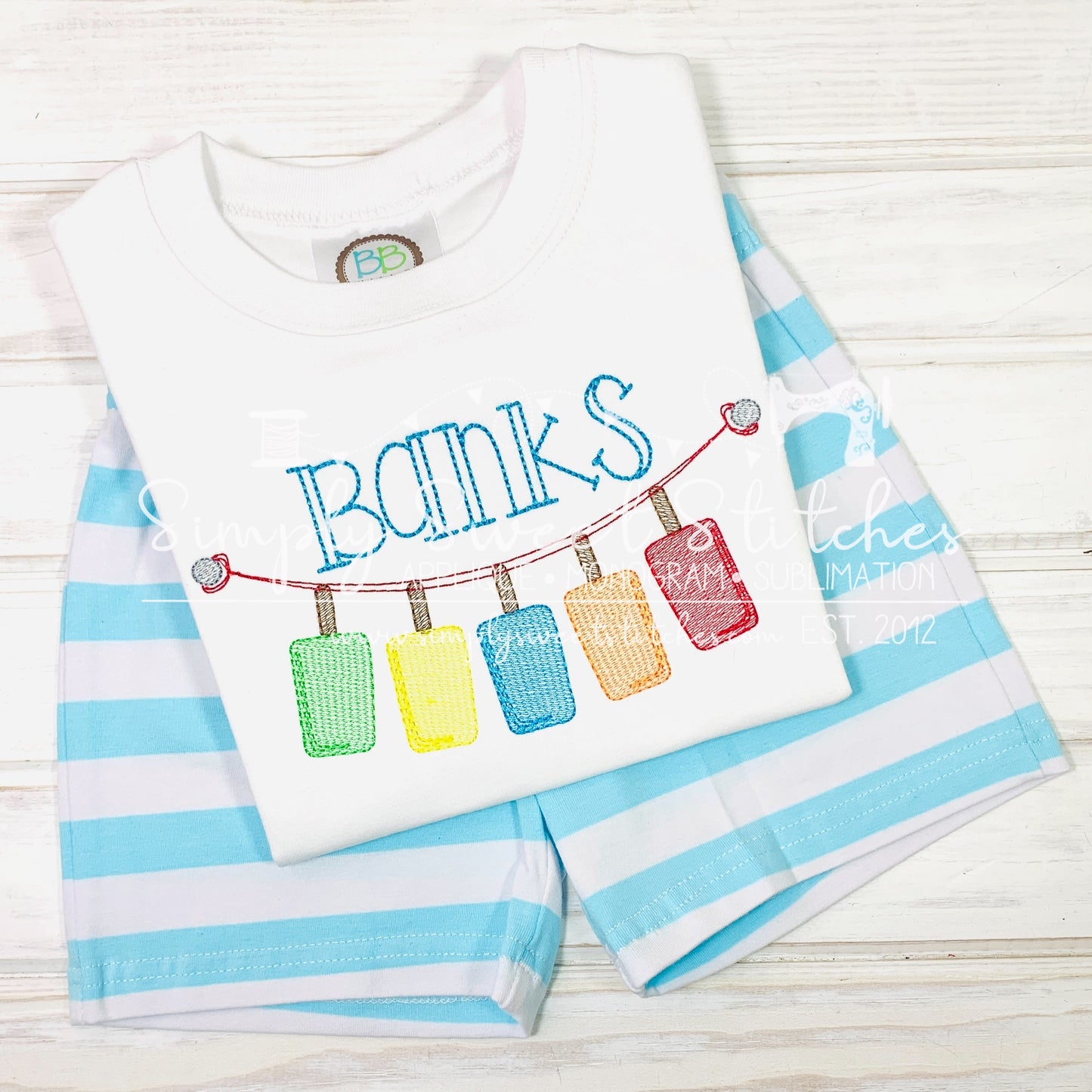 1728 - BOY POPSICLE STRING - SKETCH CHILD SHIRT