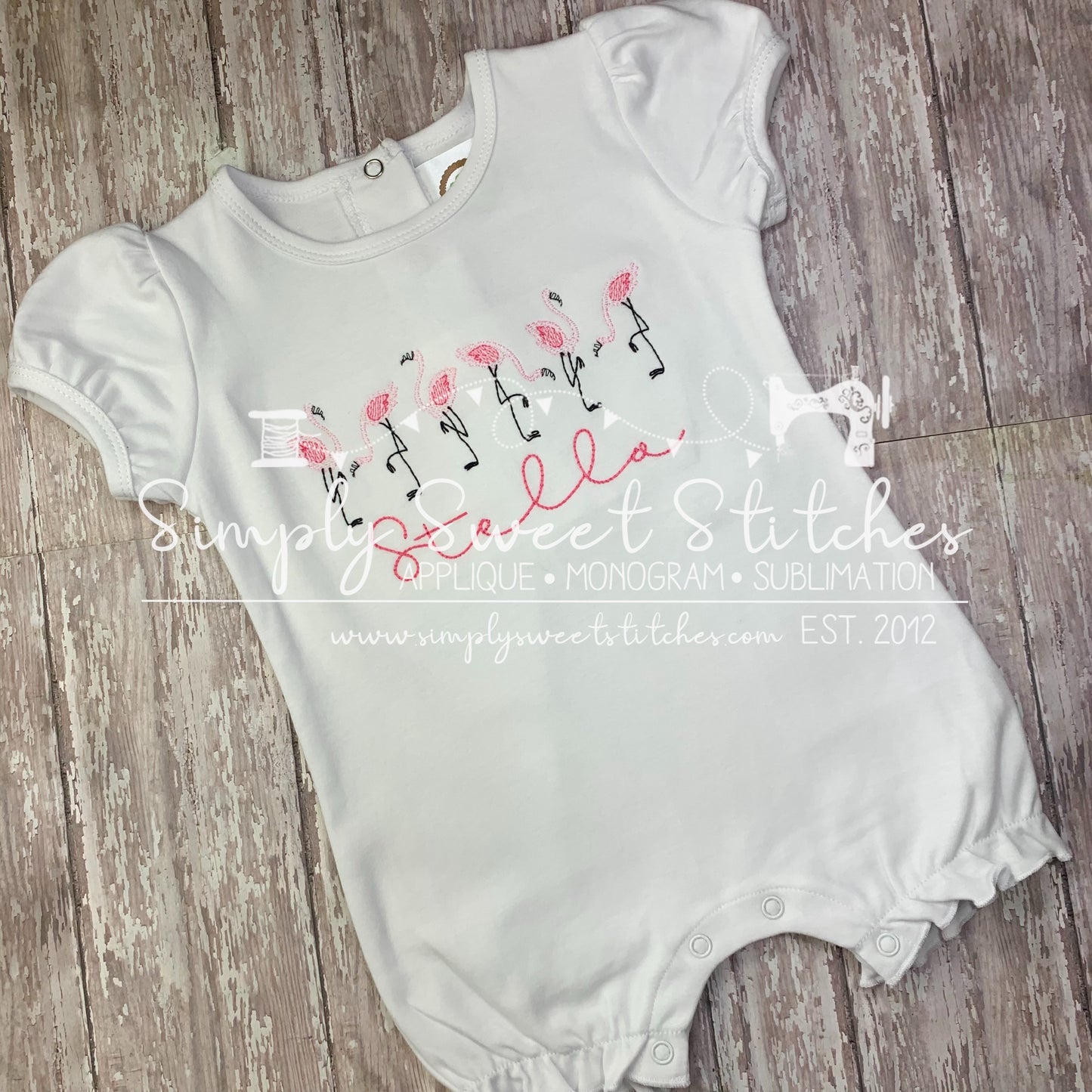 1629 - FLAMINGO LINEUP - SKETCH CHILD SHIRT