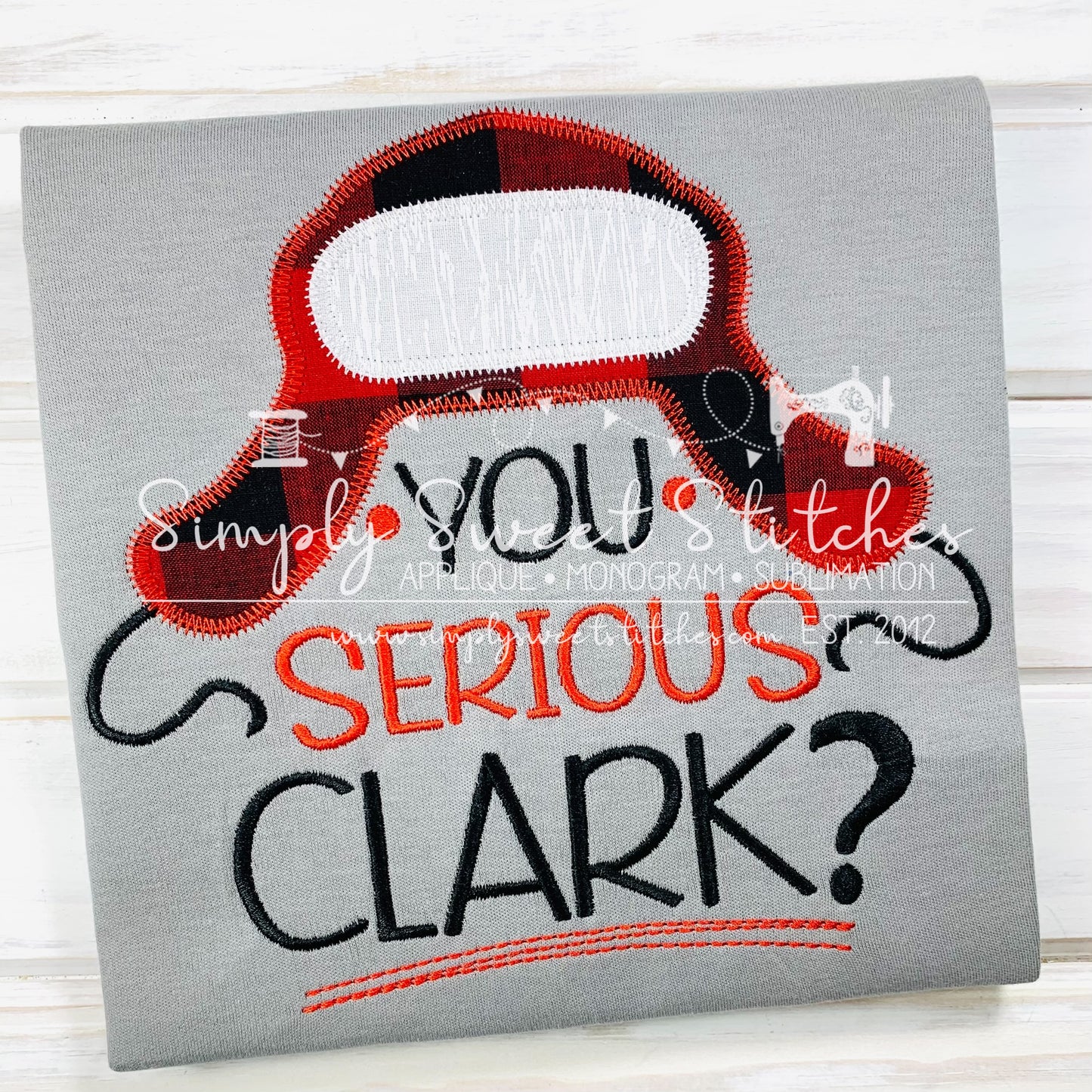 1238 - YOU SERIOUS? - APPLIQUE CHILD SHIRT
