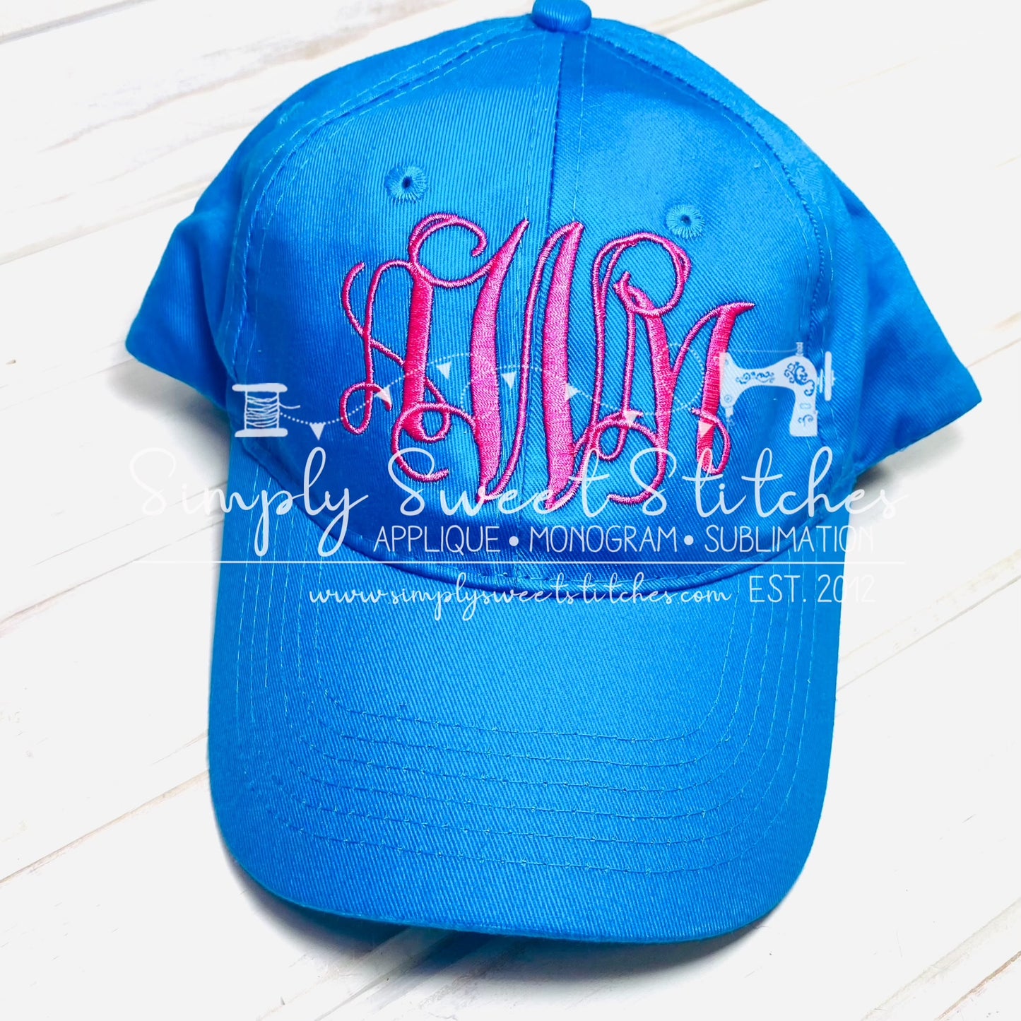 1068 - MONOGRAMMED BASEBALL HAT